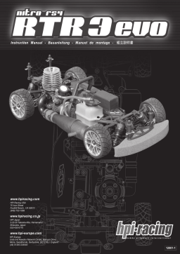 HPI Racing Nitro RS4 3 Evo Manuel utilisateur