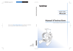 Brother PR-650 Manuel utilisateur