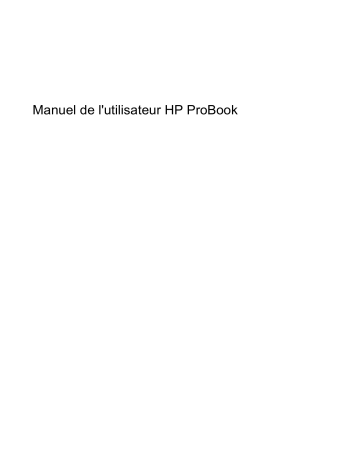 Manuel du propriétaire | HP PROBOOK 440 G3 Manuel utilisateur | Fixfr
