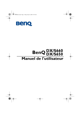 BenQ DS650 Manuel utilisateur