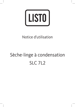 Listo SLC 7L2 Manuel utilisateur