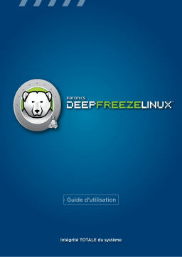 FARONICS DEEP FREEZE LINUX Manuel utilisateur