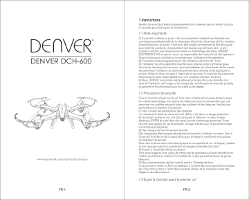 Manuel du propriétaire | Denver DCH-600 Manuel utilisateur | Fixfr