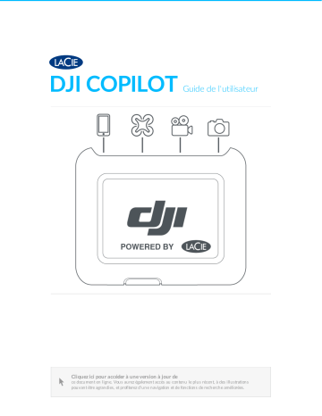LaCie DJI Copilot Portable Storage Manuel utilisateur | Fixfr