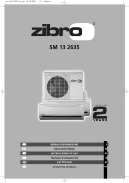 Zibro SM13 2635 Manuel utilisateur