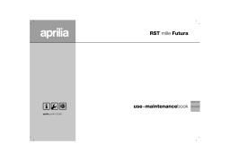 APRILIA RST MILLE FUTURA Manuel utilisateur