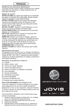 Hoover JOVIS SJ120WSB4 Manuel utilisateur