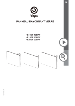 Blyss HE20FB Manuel utilisateur