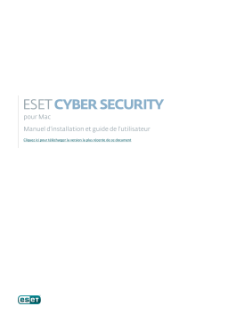 ESET Cyber Security 5 Manuel utilisateur