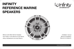 Infinity Reference 622MLT Manuel du propriétaire