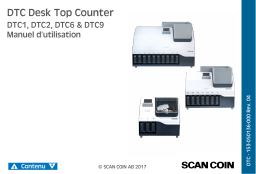 SCAN COIN DTC Series Manuel utilisateur