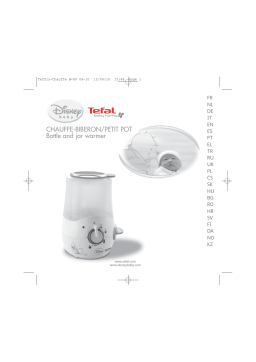 Tefal BABY HOME CHAUFFE-BIBERON Manuel utilisateur