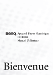 BenQ DC E600 Manuel Utilisateur | AI Chat &amp; PDF