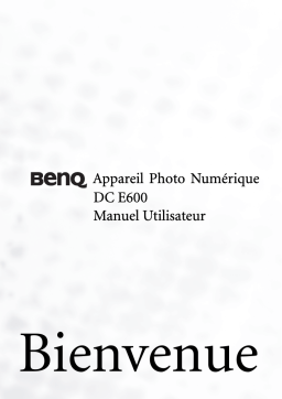 Benq Série DC DC E600 Manuel utilisateur