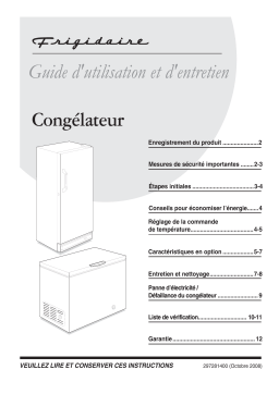 Frigidaire FFH17F7H Manuel utilisateur