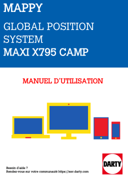 MAPPY MAXI X795 CAMP EUROPE Manuel utilisateur