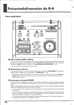 Roland R-4 Manuel utilisateur