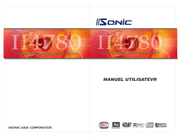 IISONIC II4780 Manuel utilisateur