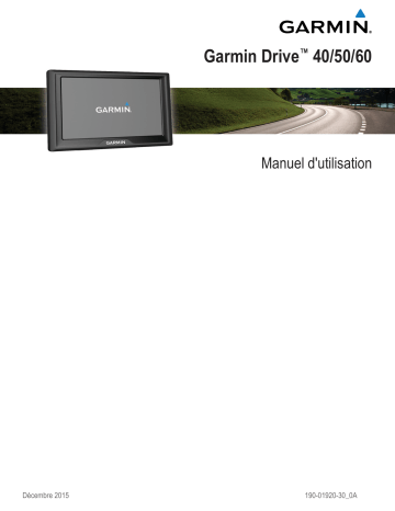 Manuel du propriétaire | Garmin Drive 50 Manuel utilisateur | Fixfr
