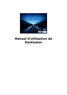 danew Destinator Manuel utilisateur