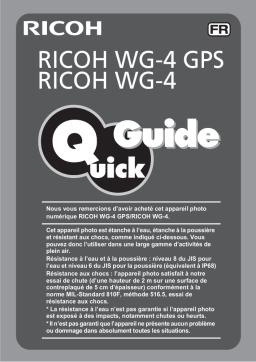Ricoh WG-4 Manuel utilisateur