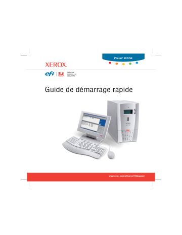 Xerox EX7750 Phaser Guide de démarrage rapide | Fixfr