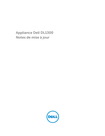 Dell DL1300 storage Manuel du propriétaire | Fixfr
