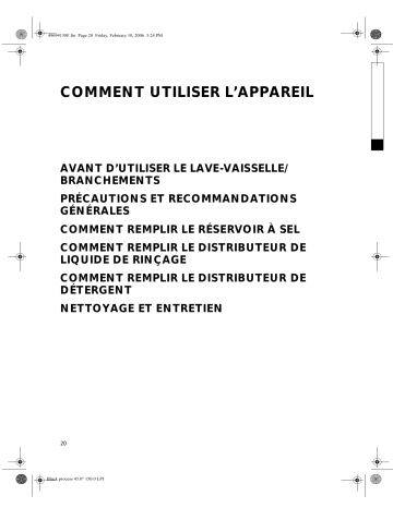 Manuel du propriétaire | Bauknecht GSXP 7527 Manuel utilisateur | Fixfr