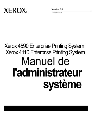 4110 | Xerox 4590 Enterprise Printing System Manuel utilisateur | Fixfr