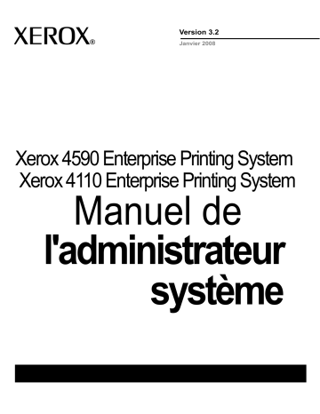 Xerox 4110, 4590 Manuel utilisateur | Fixfr