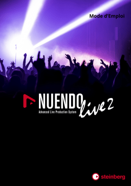 Steinberg Nuendo Live 2 Mode d'emploi