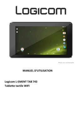 Logicom L-Ement Tab 743 Manuel utilisateur