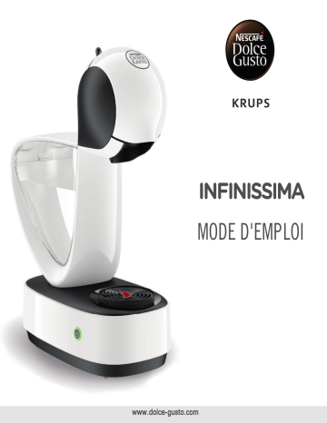 Manuel du propriétaire | Krups Nescafe Dolce Gusto INFINISSIMA KP173B Manuel utilisateur | Fixfr