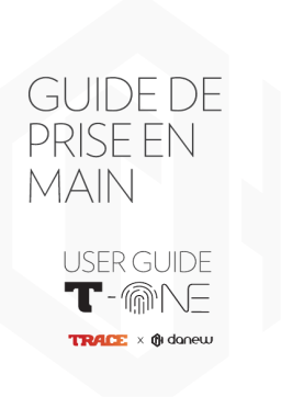 danew Trace T-ONE Manuel utilisateur