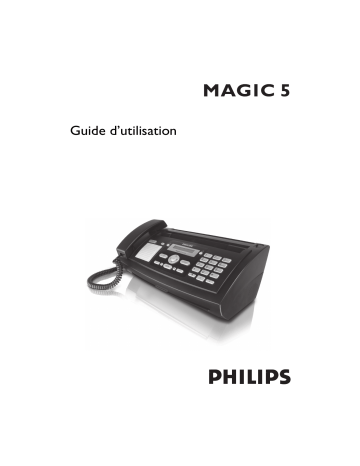 Manuel du propriétaire | Sagem PHILIPS MAGIC5 VOICE Manuel utilisateur | Fixfr