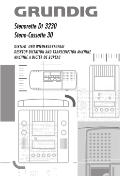 Grundig DT 3230 Manuel utilisateur