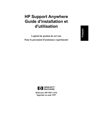 Manuel du propriétaire | HP E SERVER Manuel utilisateur | Fixfr
