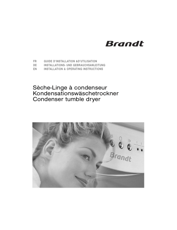 Manuel du propriétaire | Brandt ETE6730K Manuel utilisateur | Fixfr