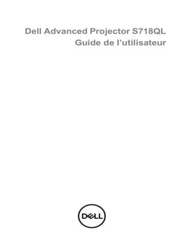 Dell Advanced Projector S718QL electronics accessory Manuel utilisateur | Fixfr