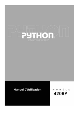 Python 4206P Manuel utilisateur