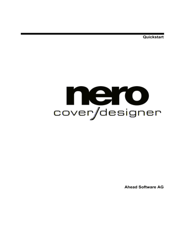 Manuel du propriétaire | Nero NERO COVER DESIGNER Manuel utilisateur | Fixfr