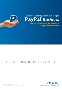 PayPal Business 2012 Manuel utilisateur