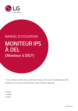 LG 34UM88-P Manuel du propriétaire