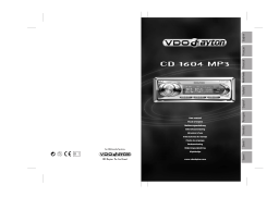 VDO Dayton CD 1604 MP3 Manuel utilisateur