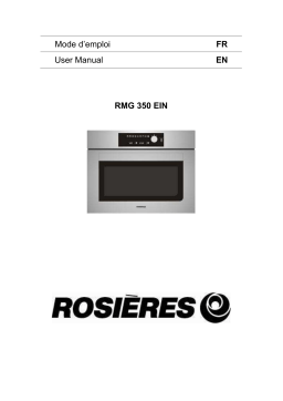 ROSIERES RMG350EIN Manuel utilisateur