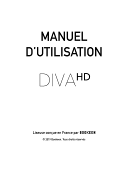 Bookeen Diva HD Manuel utilisateur