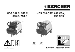 Kärcher HDS 698 CSX Manuel utilisateur