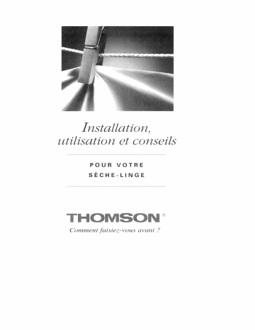 Manuel du propriétaire | Thomson AIR614 Manuel utilisateur | Fixfr