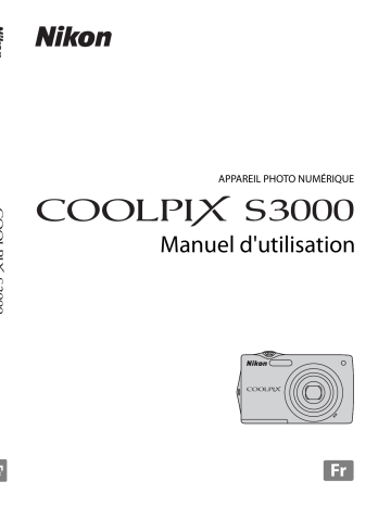 Nikon Coolpix S3000 Manuel utilisateur | Fixfr
