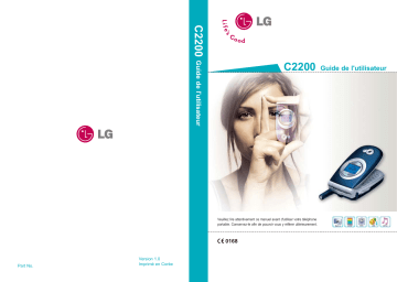 Mode d'emploi | LG Série C2200 Manuel utilisateur | Fixfr